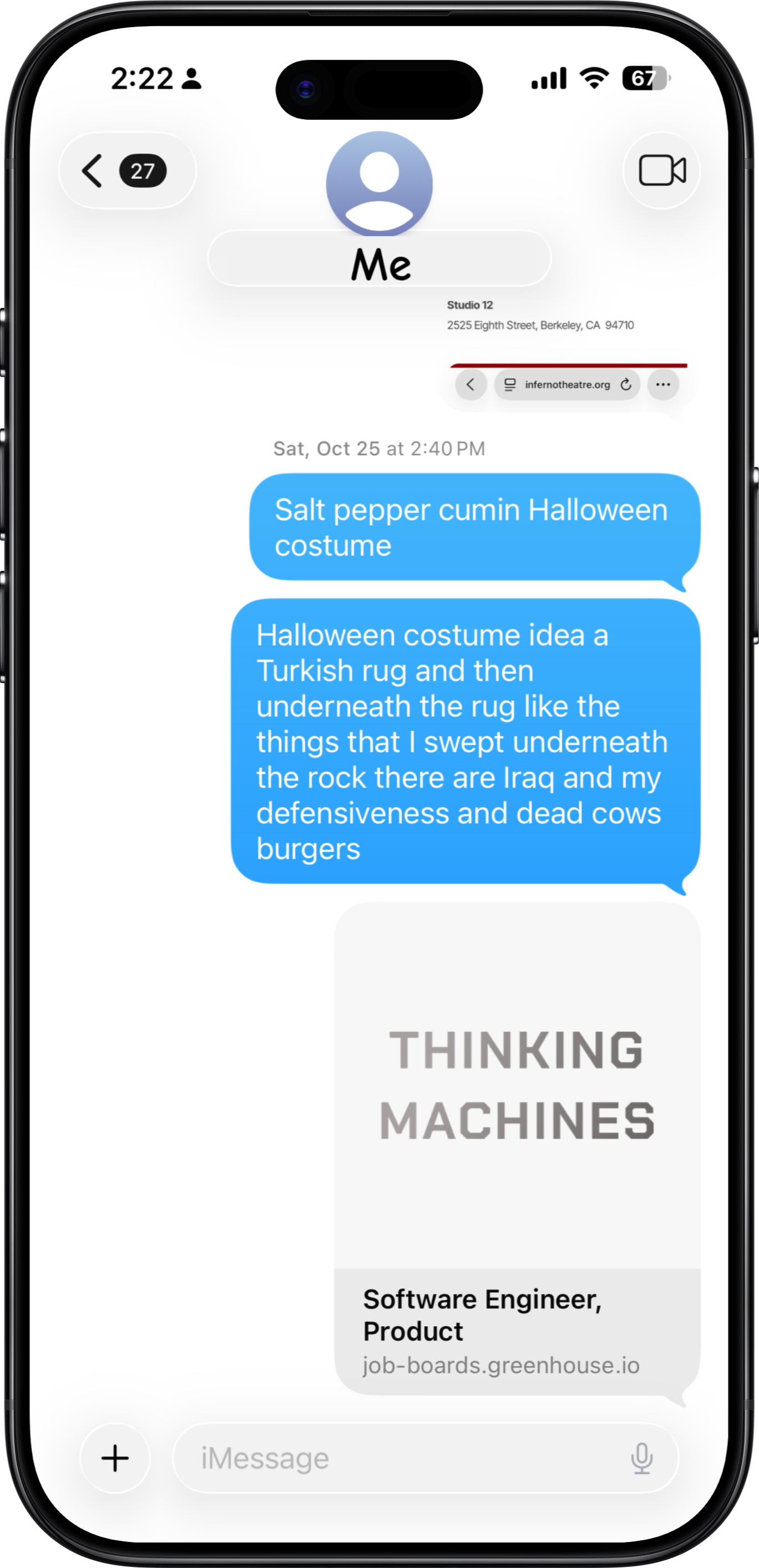 Imessage Sent Screen