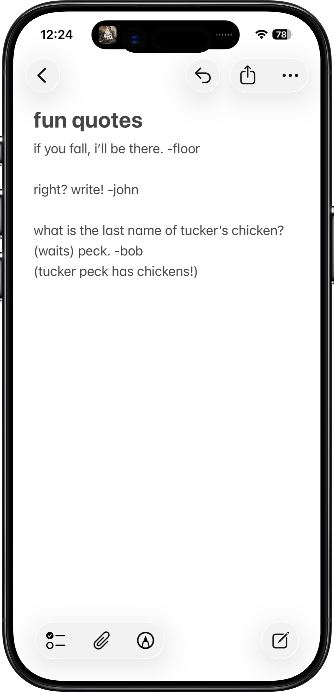 Apple Notes Note Part 2